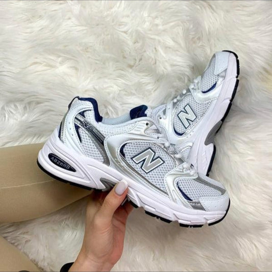 NB branco azul - Bold Shoes